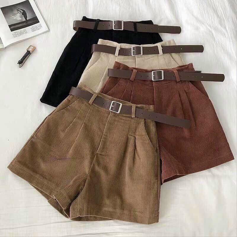 Quần Short Nhung-Chất dày dặn loại 1 đẹp