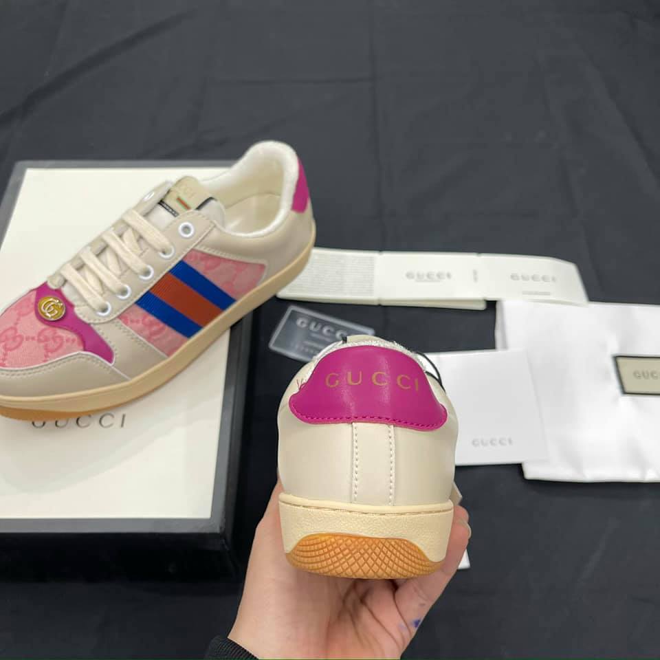 Giày nữ Sneaker Guccci Screener leather ( GC hải tú)