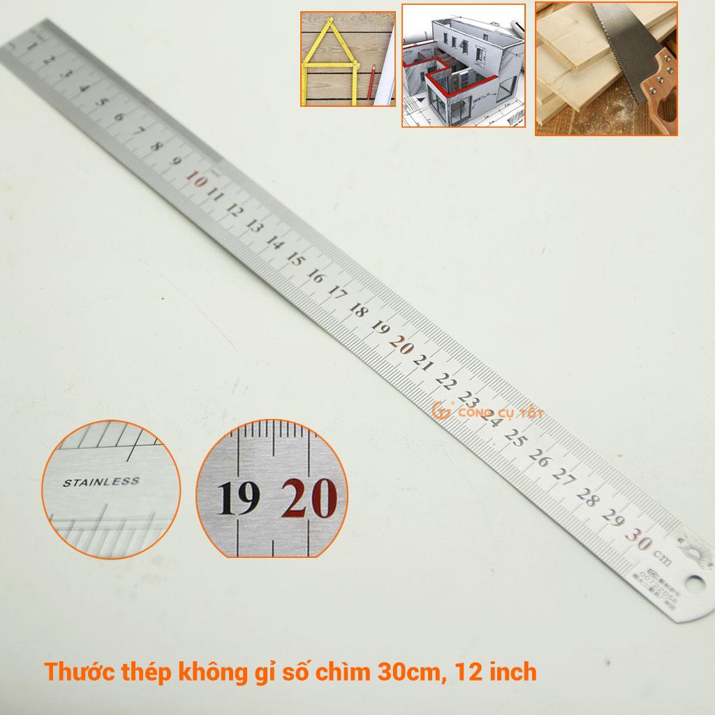 Thước lá thép không gỉ
