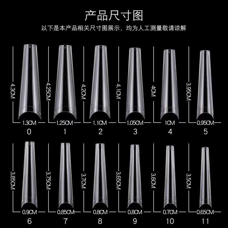 Móng tip thang siêu dài dành cho thợ nail - dùng trong đắp bột/gel THIÊN DI NAIL