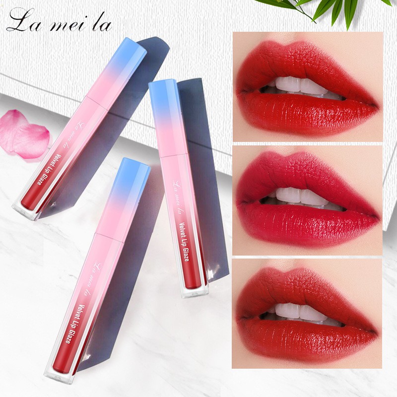 [HCM]Son kem Lameila Velvet Lip Glaze son môi lì mịn lâu trôi nội địa Trung