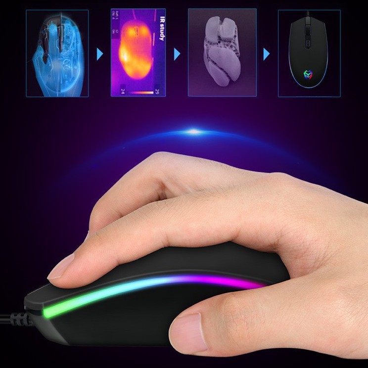 Chuột Gaming Bonks M1 Black - White Siêu Bền