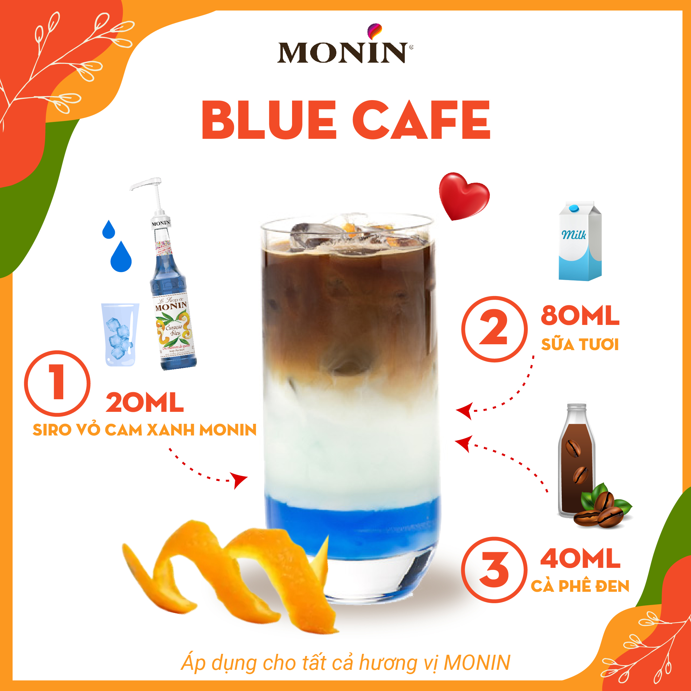 Siro Vỏ Cam MONIN - 700ML