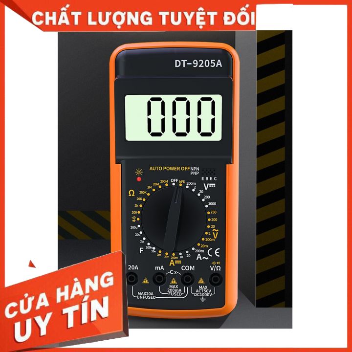 [SALE] - Đồng hồ đo điện vạn năng DT-9205A - Đã có pin