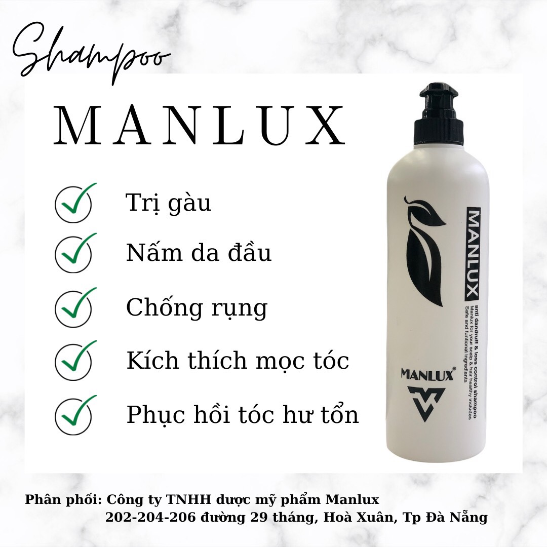 Dầu gội kích thích mọc tóc và chống rụng tóc ManLux