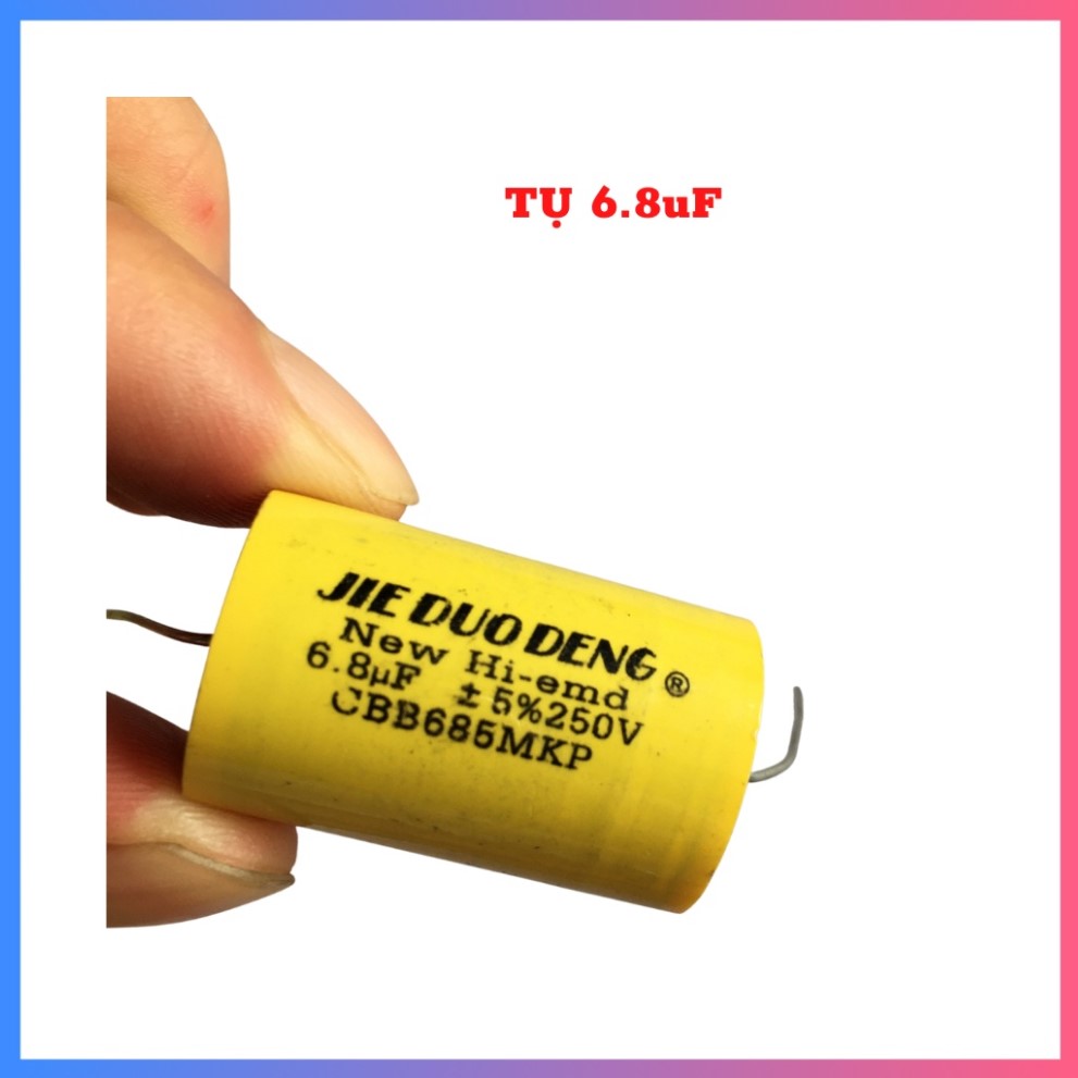 Cặp Tụ Phân Tần Loa Treble 250V - 6.8uF (Giá 2 Cái)