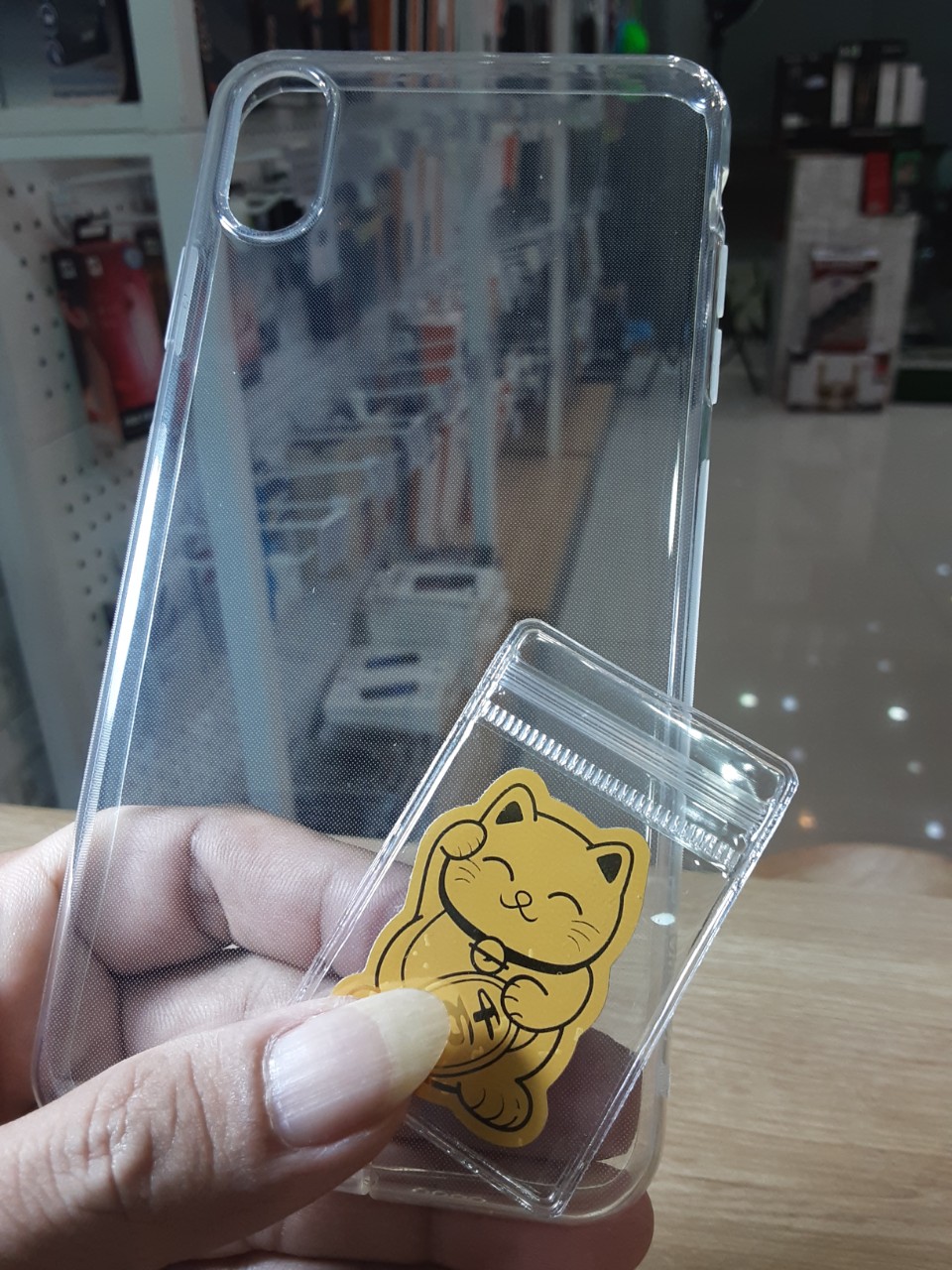 Ốp lưng trong suốt kết hợp mèo thần tài đồng vàng 2021 cho iphone 6,6s / 6,6S Plus / 7,8 / 7,8 Plus / X,XS / XR / XS Max