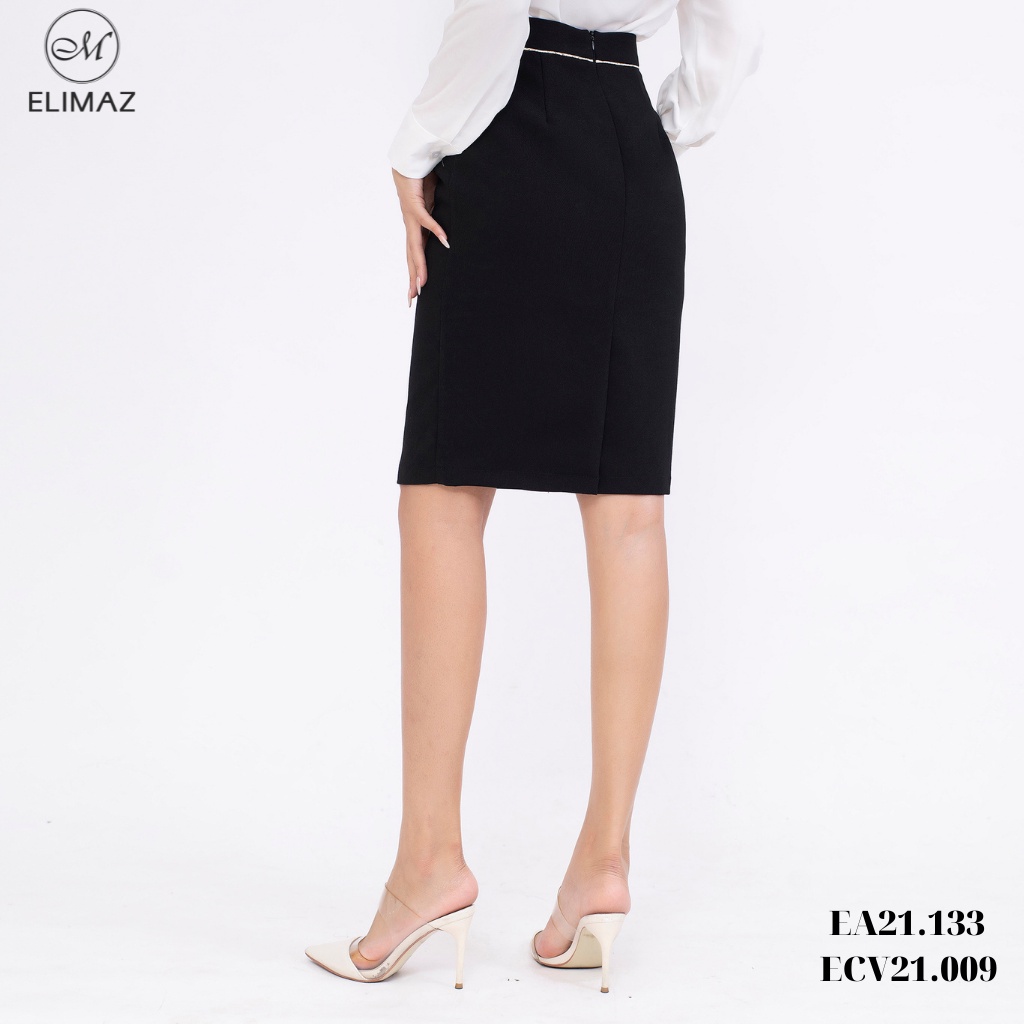 Chân váy nữ công sở Elimaz ôm phối viền ECV21.009