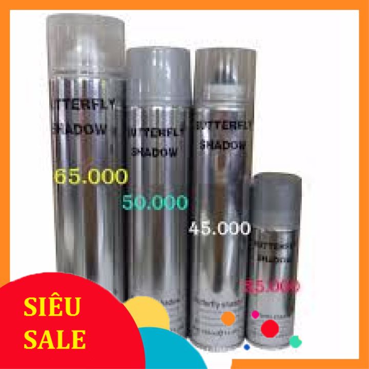 Gôm Xịt Tạo Kiểu Cho Tóc Butterfly 150ml/ 320ml/ 600ml