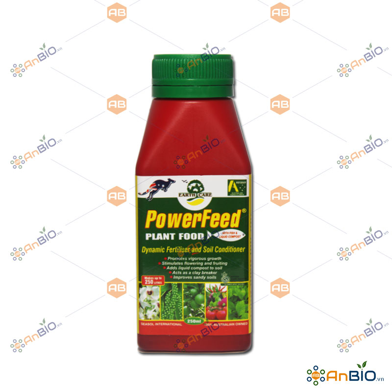 [HCM]PHÂN CÁ HỮU CƠ PowerFeed Chai 250ml XANH CÂY TỐT LÁ LỚN TRÁI - B5.1007