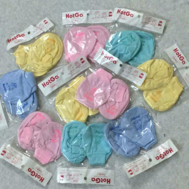 Combo 5 bao tay chân bo màu sơ sinh hotga