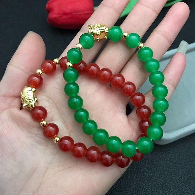 Vòng Tay Ngọc Heo Vàng SC464