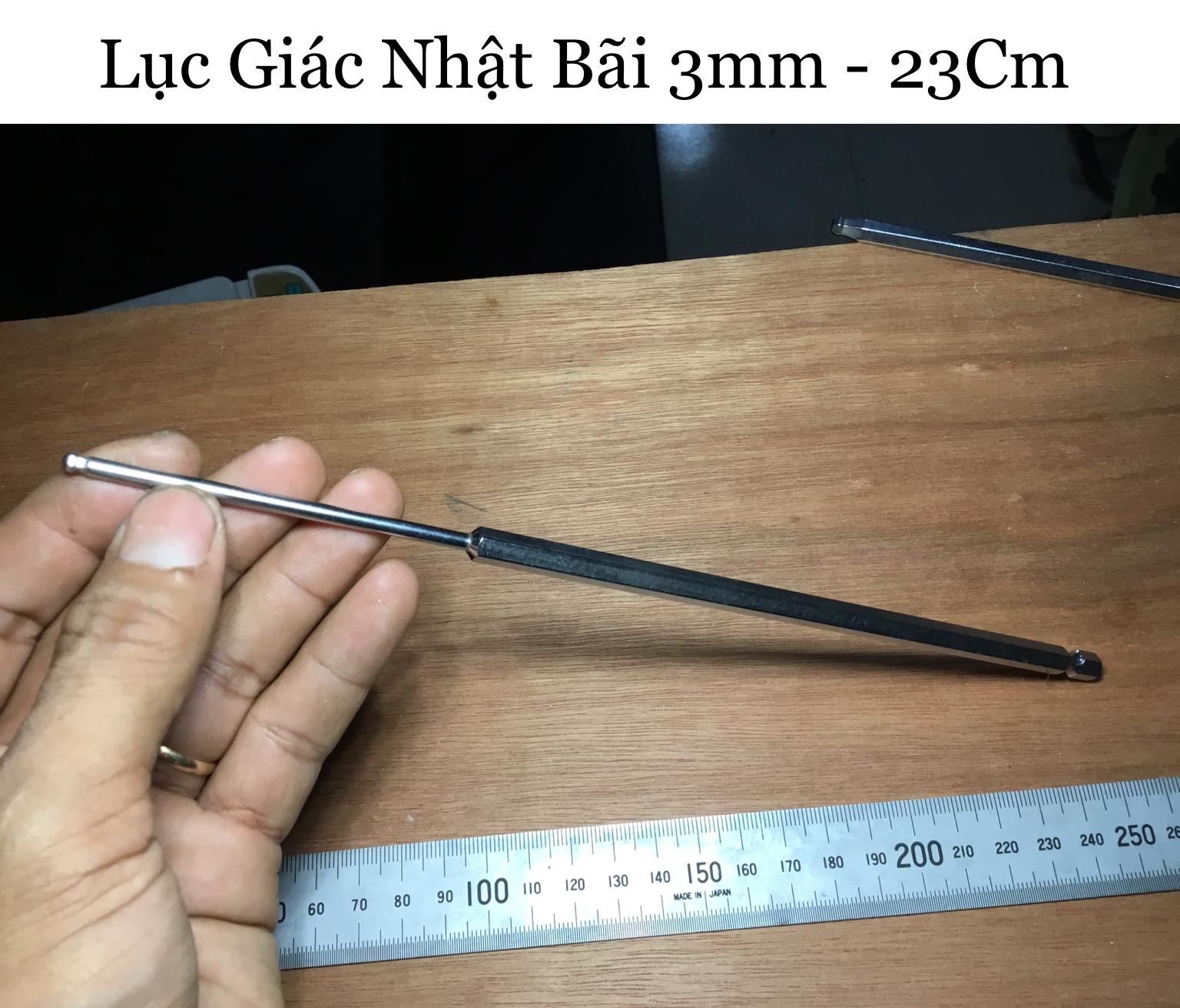 [HCM]Lục Giác Nhật Bãi 3Ly Dài 23Cm