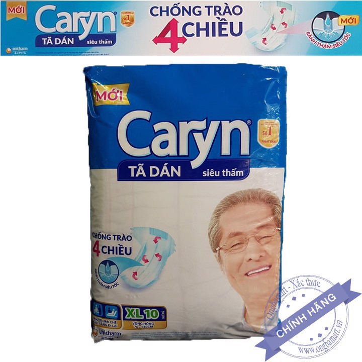 [HCM]Tã Dán Caryn Siêu Thấm M-L20 / M-L40 / Xl10