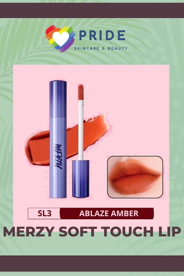 Son kem siêu lì, siêu mịn môi merzy soft touch lip tint _ ver 1