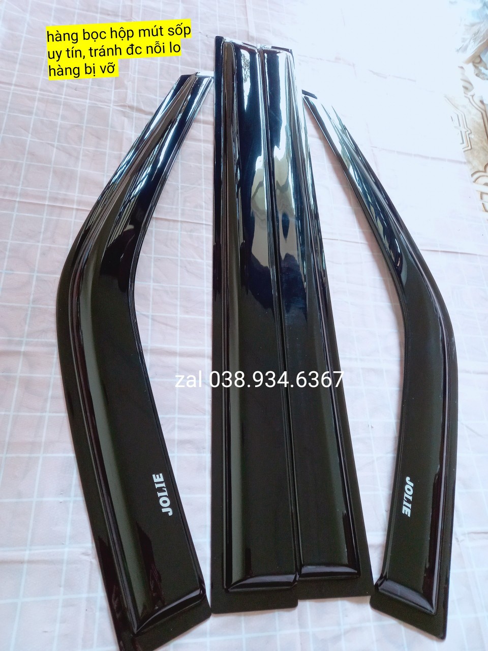 [Bọc hộp chống gãy] Vè che mưa Jolie [2005-2020]-đen