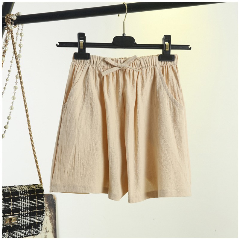 Quần short, quần đùi nữ vải đũi siêu mát