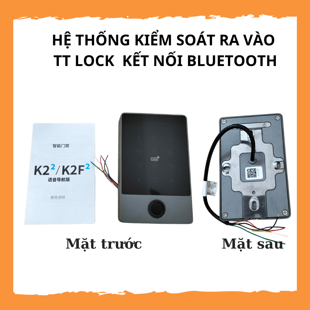 Đầu Đọc Vân Tay Quản Lý Qua App TT Lock Kết Nối Bluetooth (Hệ thống kiểm soát ra/vào Access Control)