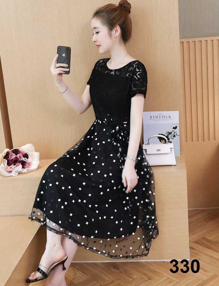[HCM]ĐẦM XÒE PHỐI REN LƯỚI CHO CÁC NÀNG