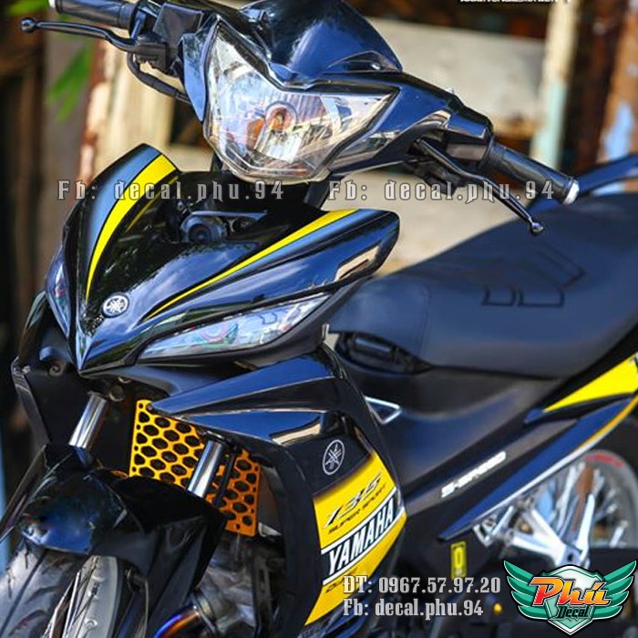 Tem rời EX 135 2011-2014 vàng đen (P)