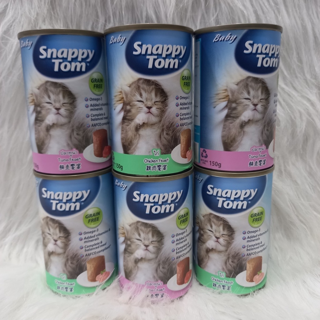Pate cho mèo con Snappy Tom 150g