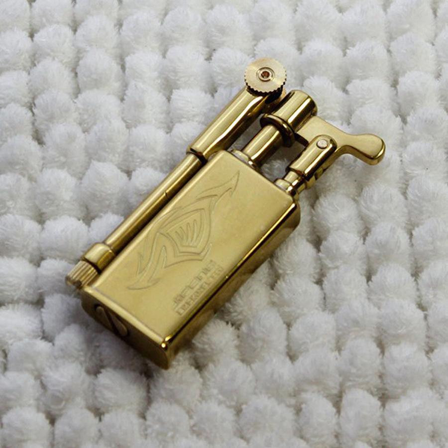 Hộp Quẹt Bật Lửa Xăng Đá Kiểu Cổ JiFeng 005B Dùng Xăng Đá Zippo