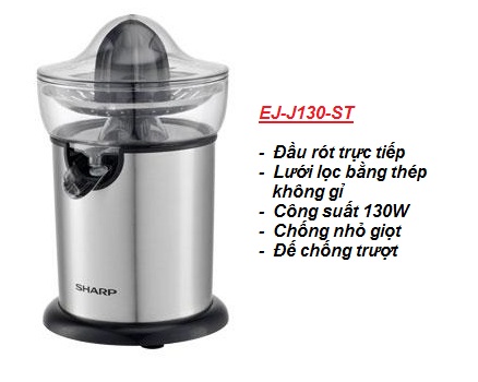 Máy Vắt Cam SHARP EJ-J130-ST