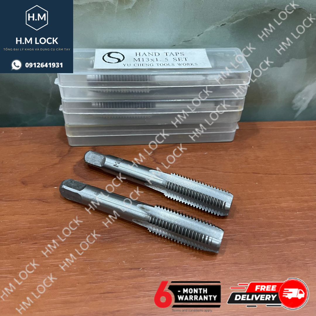 BỘ 2 MŨI TARO TẠO REN ĐỦ SIZE LỰA CHỌN - HÀNG CÔNG TY CHẤT LƯỢNG - HM LOCK
