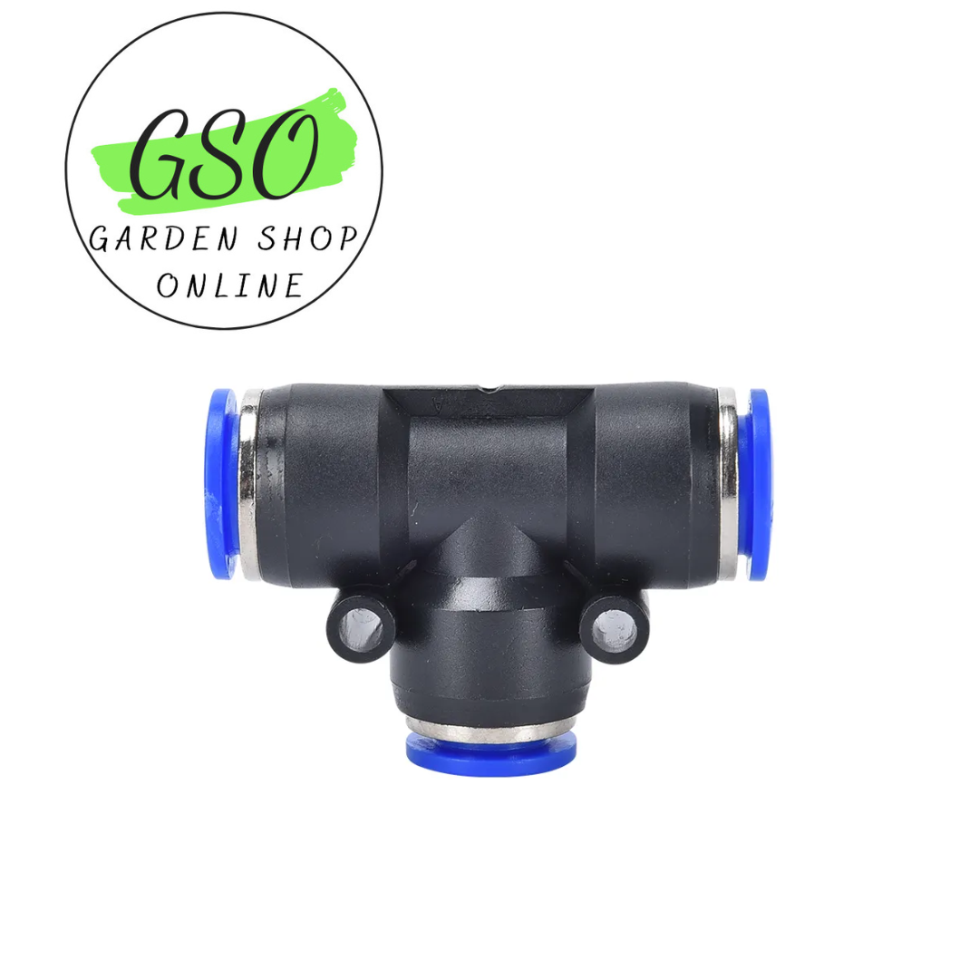 COMBO 5C Nối ống phun sương, khí nén chữ T, nối ống LDPE, PE