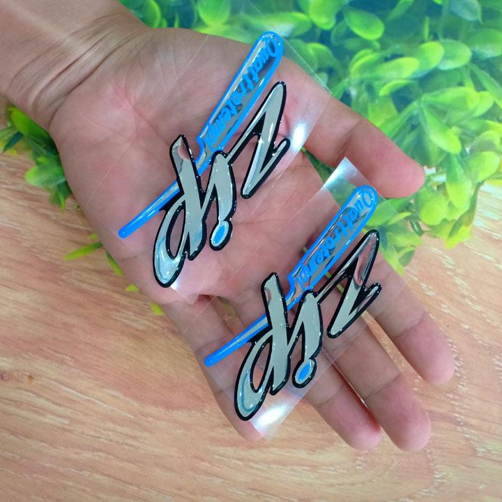 [SIÊU PHẨM] Trọn bộ tem nổi dành cho xe ZIP màu XANH với chất liệu cao cấp - bóng bảy trang trí xe đẹp như mới OX263