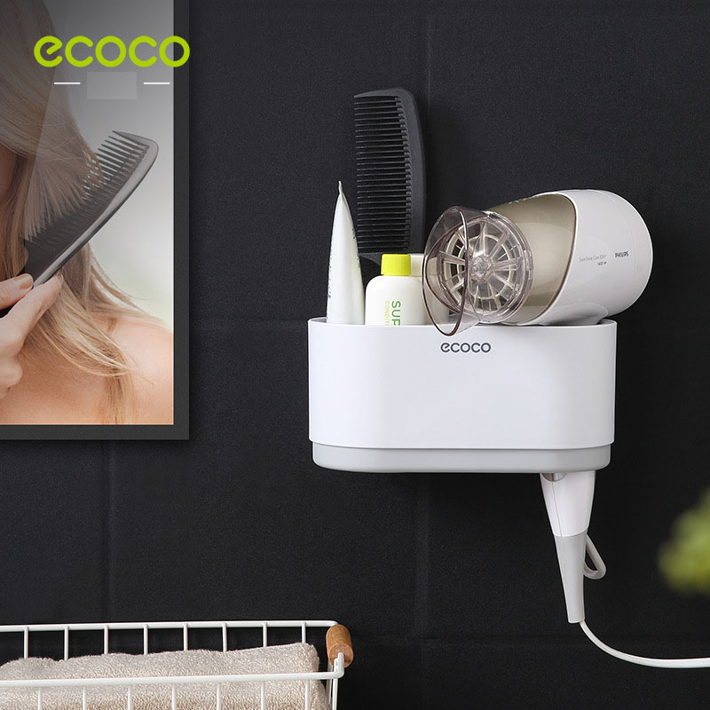 Kệ đựng , giá đỡ máy sấy tóc đa năng ECOCO E1811 (có 3 màu lựa chọn)