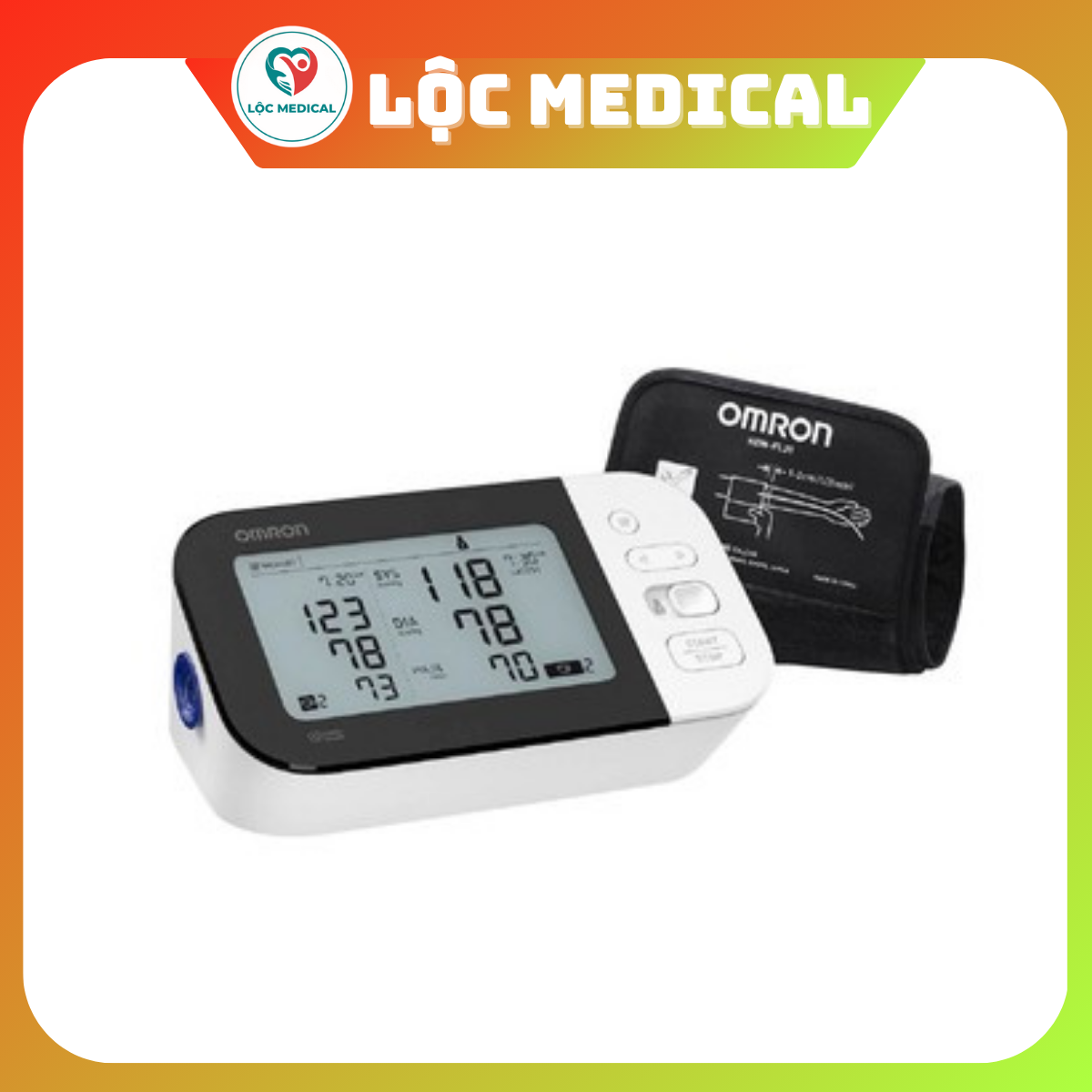Máy đo huyết áp bắp tay Omron HEM 7361T