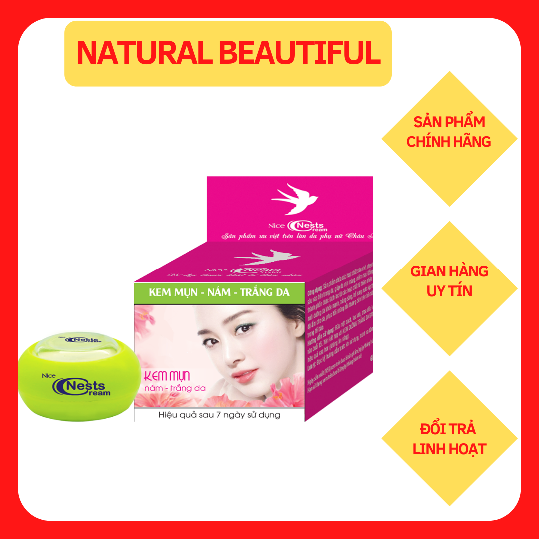 Kem mụn - nám - trắng da nice nests 8g