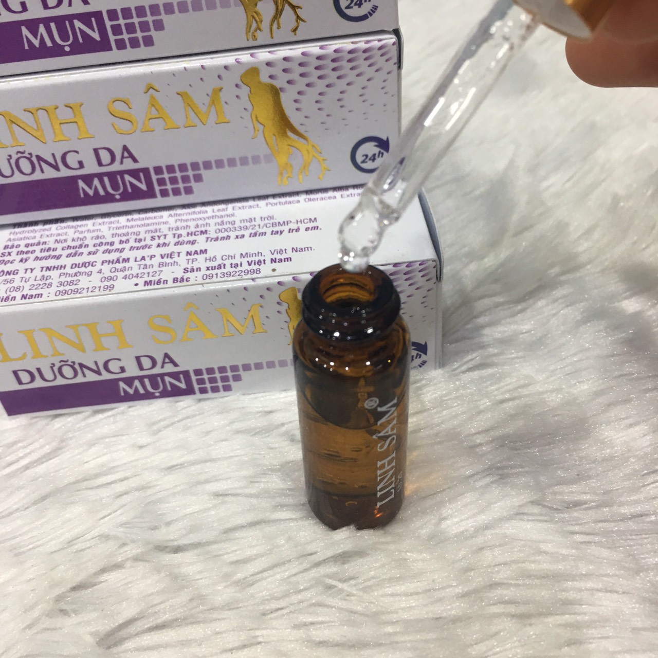Mụn siêu tốc 24h Linh Sâm 5ml
