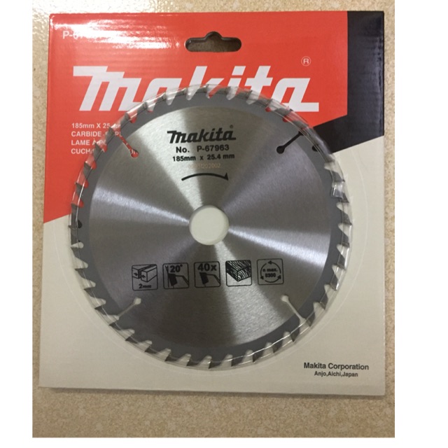 Lưỡi cắt gỗ Makita 110 (lắp máy cầm tay)
