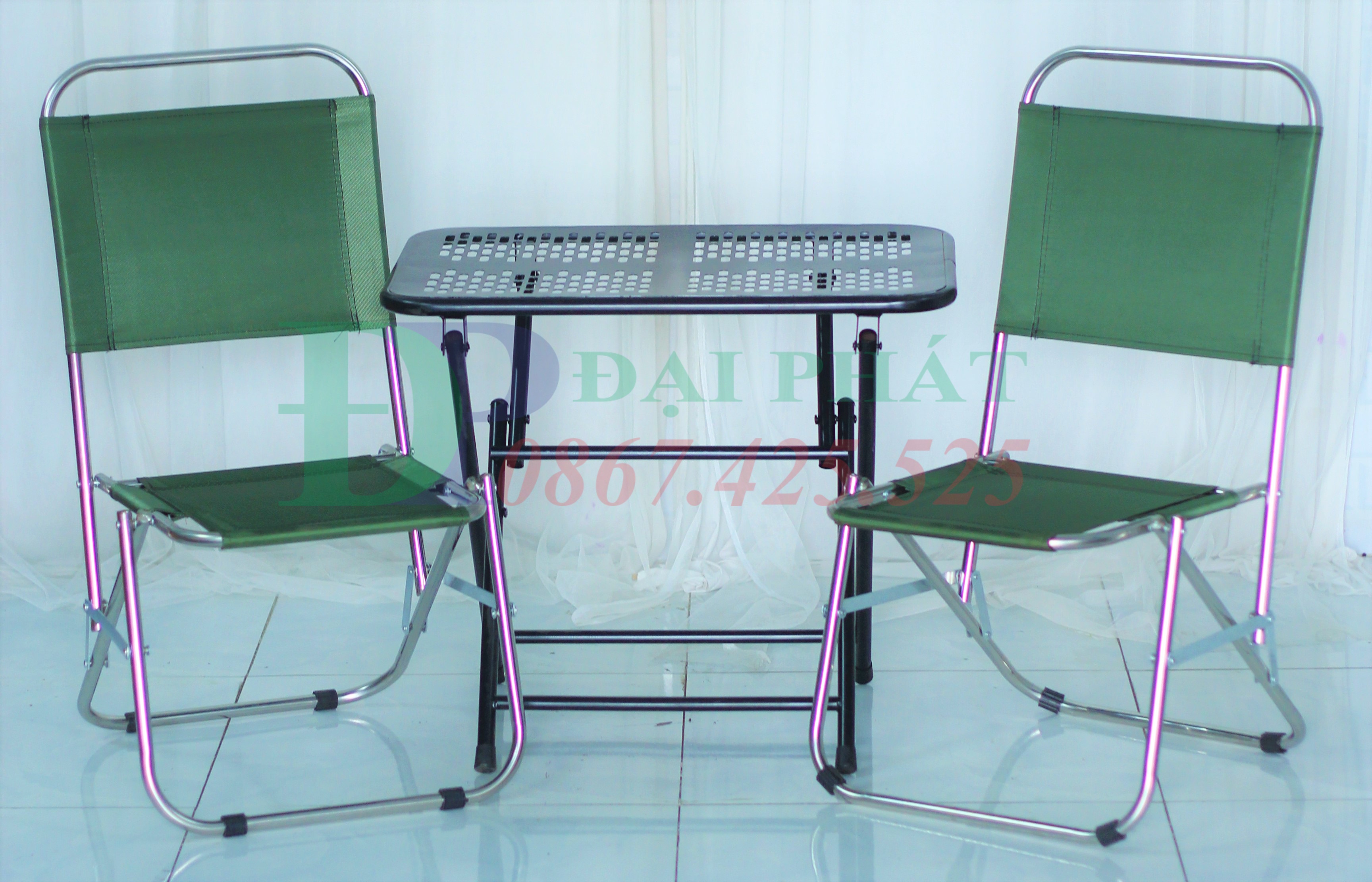Combo 2 Bàn cafe xếp CNC DP10