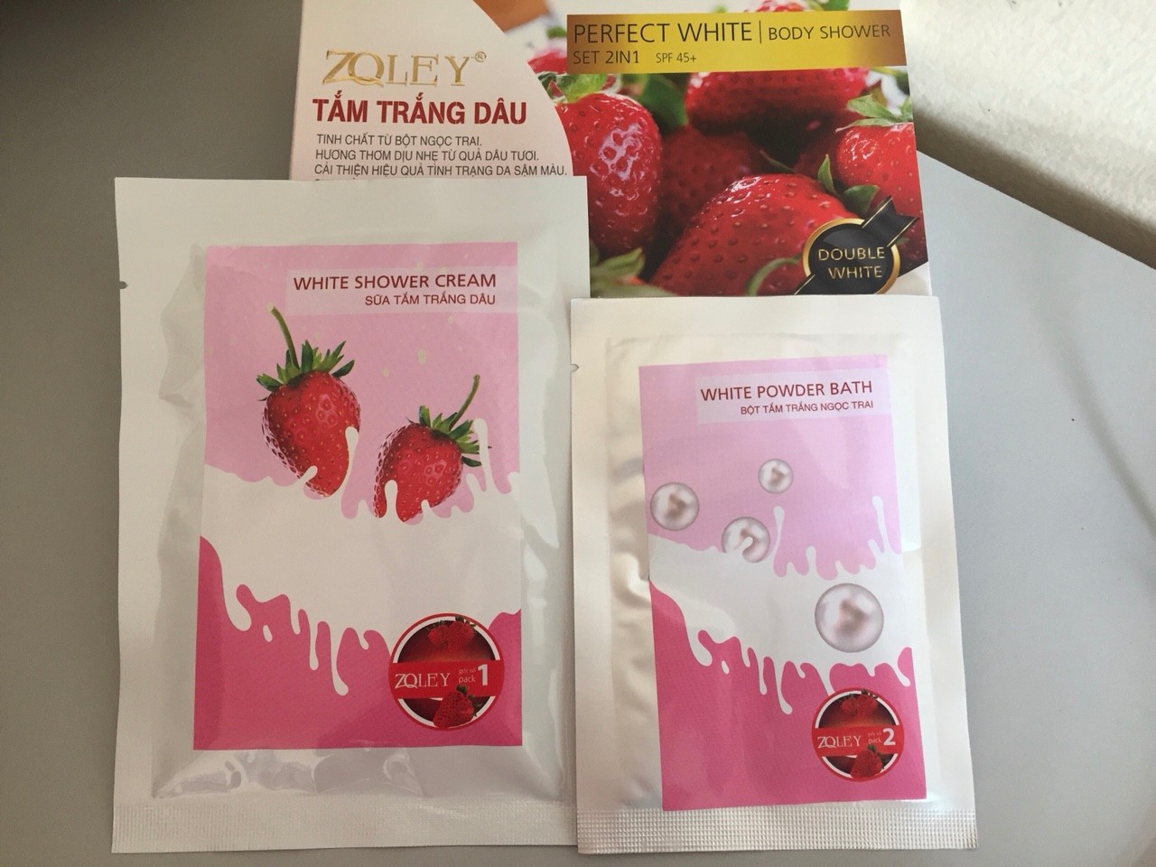 Tắm Trắng Dâu Zoley