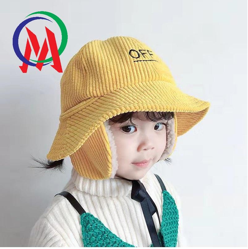 [HCM][Hàng hót giá rẻ] Nón nhung kẻ giữ ấm tai cho bé OFF