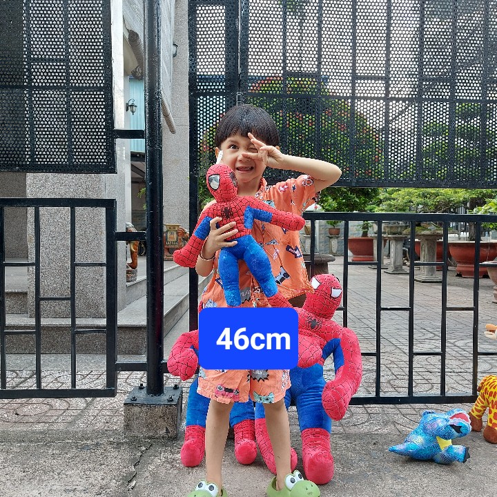 Superman Spider-Man Stuffed Toy 75cm High Quality – Super Big, Super Soft Spider-Man Teddy Bear – a Gift That Will Make Your Baby Love It from the Very First Glance