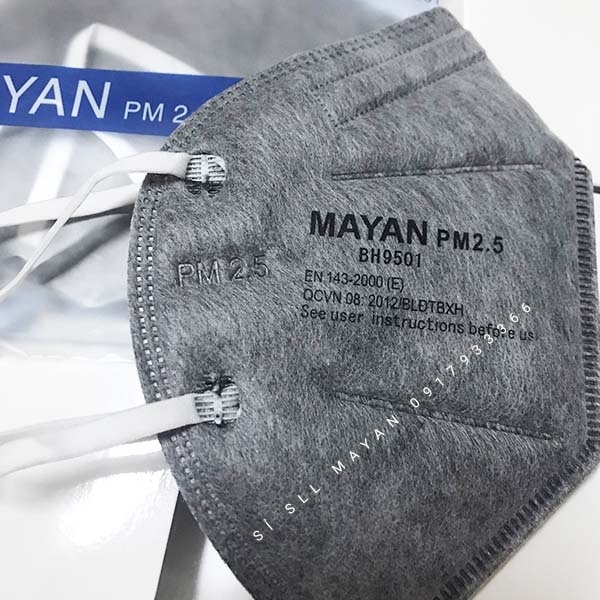 [chuẩn công ty ] Combo 5 gói(10 cái) khẩu trang N95  Mayan