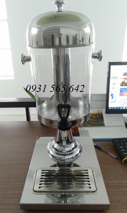 Bình đựng nước trái cây, trà bí đao 8L inox
