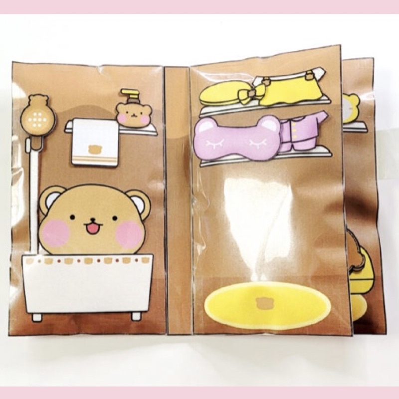 Squishy giấy gấu Toto Chocolate