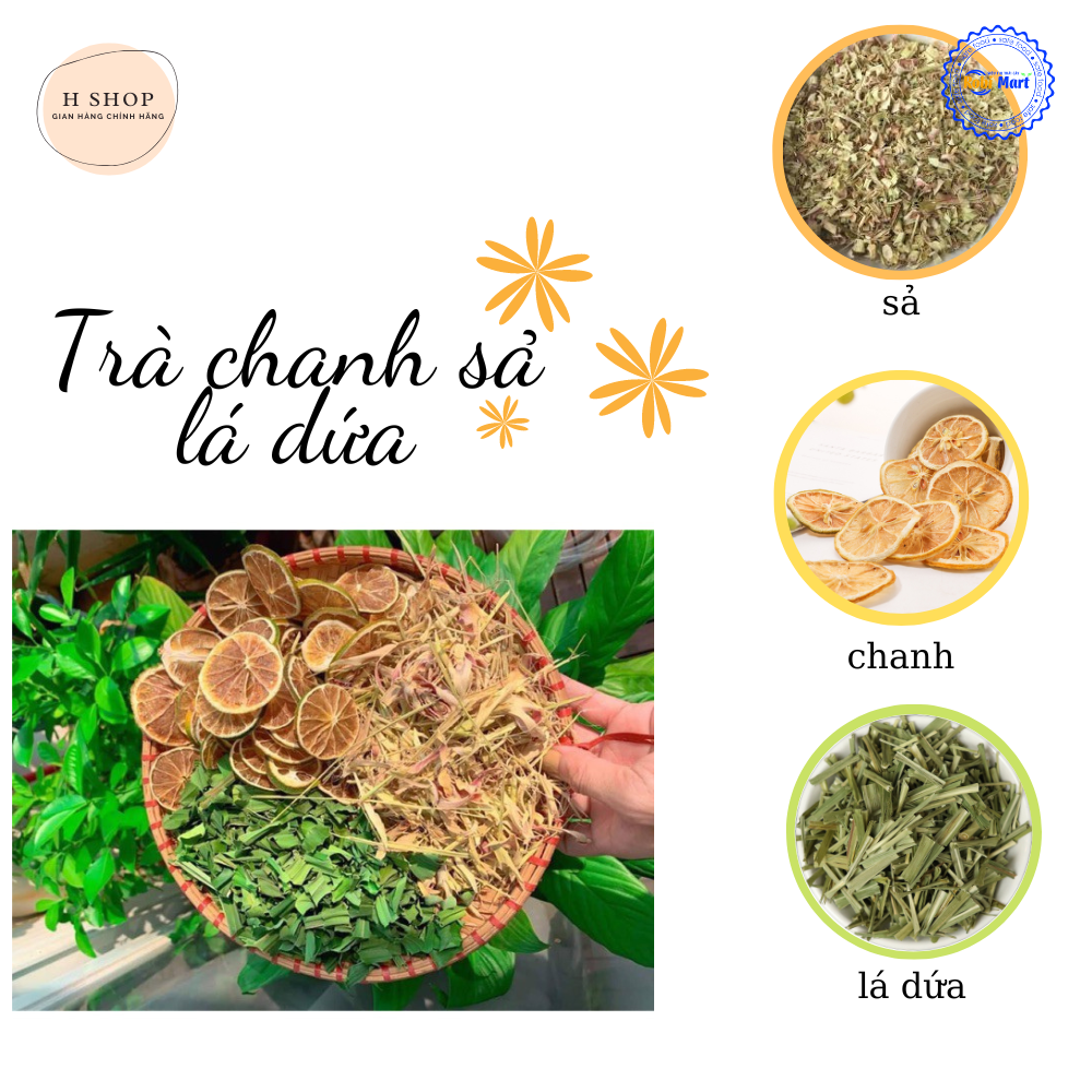 Tea Lemon citronella leaves pineapple package medium 60gr drinks increase resistance for translation-weight loss detox