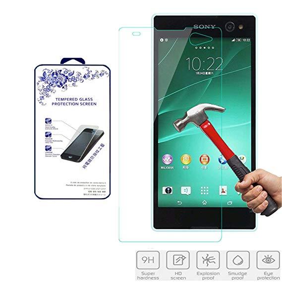 Kính Cường Lực Cho Sony C5 (Trong suốt)