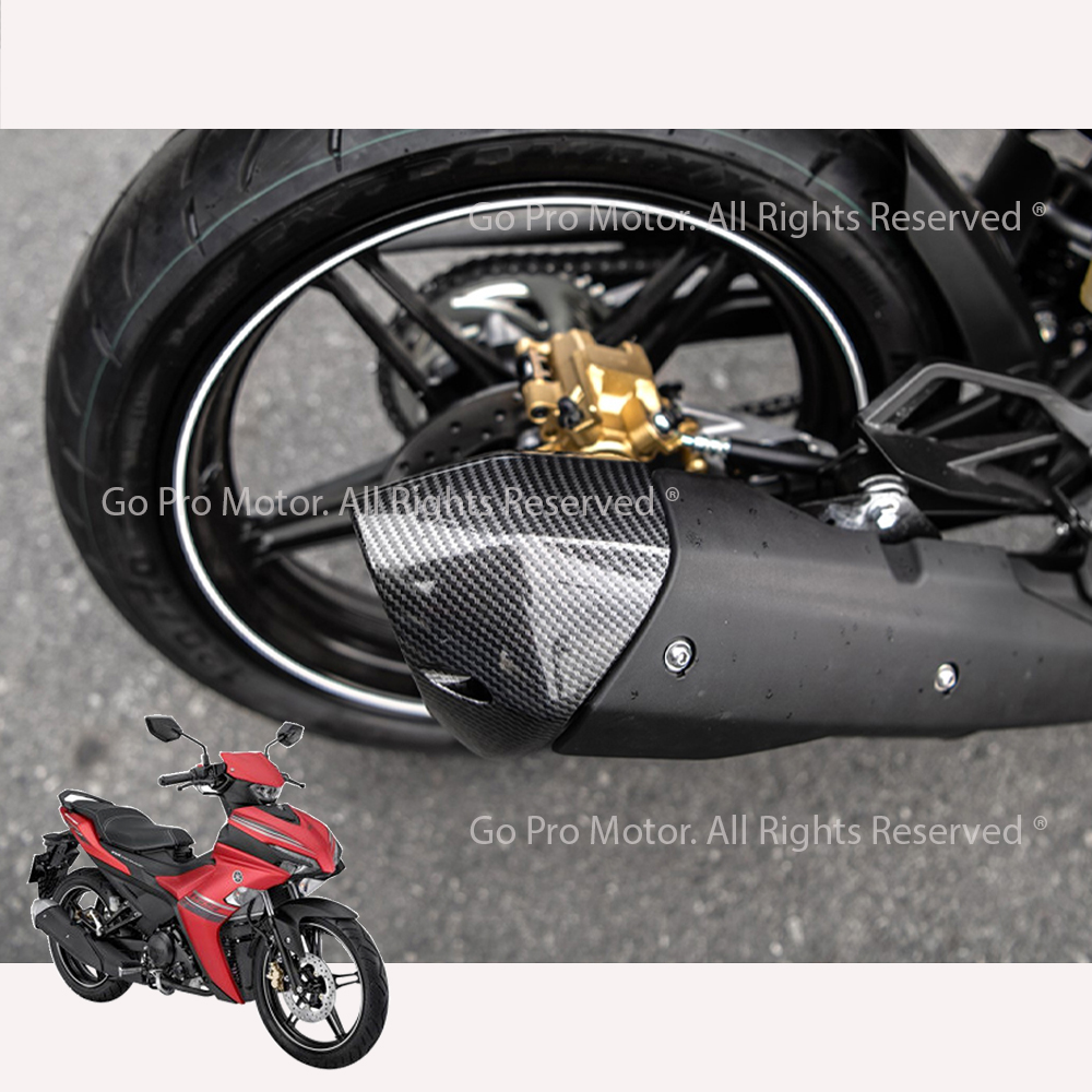 Chụp đích pô exciter 155 vva xi carbon
