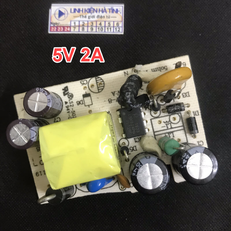 BO NGUỒN 5V2A MẠCH NGUỒN THÁO VỎ  5V 2A