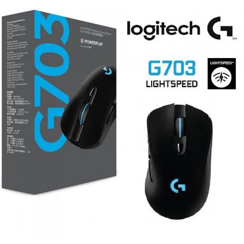 Chuột không dây Logitech G703,Chuột Gaming Không Dây,có Led - Pin sạc - Có cáp, độ bền và hiệu suất vượt trội