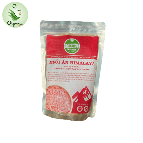 Muối hồng Himalaya nhập khẩu Pakistan 1kg mịn