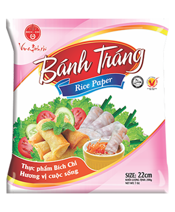 BÁNH TRÁNG (BÁNH ĐA NEM) CUỐN ĂN LIỀN HOẶC CHIÊN 16CM (CÔNG TY BÍCH CHI)