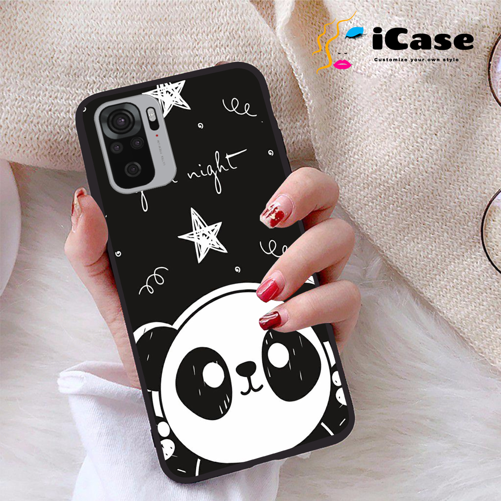 Ốp lưng Xiaomi Redmi Note 10 4G viền dẻo TPU BST Panda